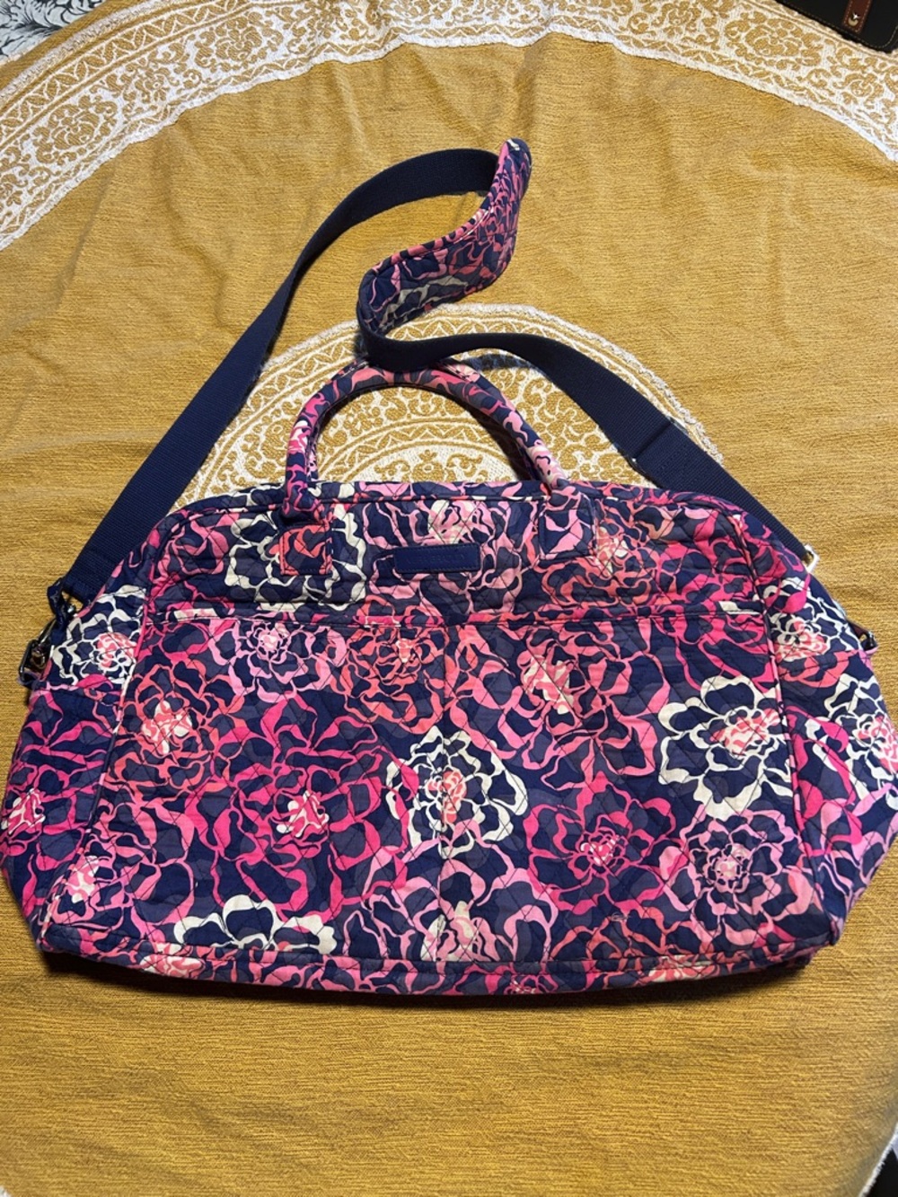 Vera Bradley Katalina Pink Weekender Travel Bag